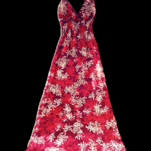FOR FLORAL PRINT LOVERS MAXI DRESS - Picture 1 of 3